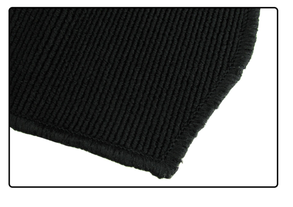 Teppichsatz Kofferaum Ribbed bouclé schwarz Teppich für VW Käfer 1303 Kofferaumteppich